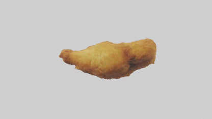 3D model Fried chicken model VR / AR / low-poly