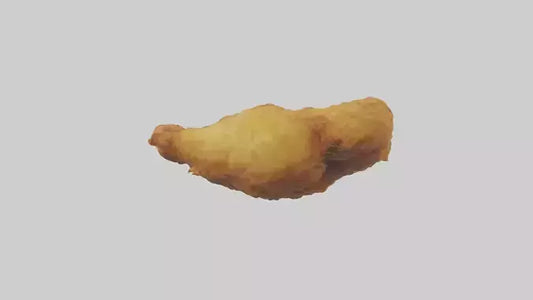 3D model Fried chicken model VR / AR / low-poly