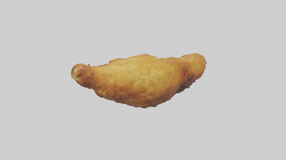 3D model Fried chicken model VR / AR / low-poly