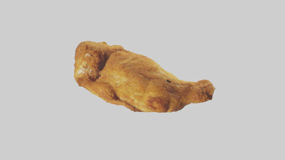 3D model Fried chicken model VR / AR / low-poly
