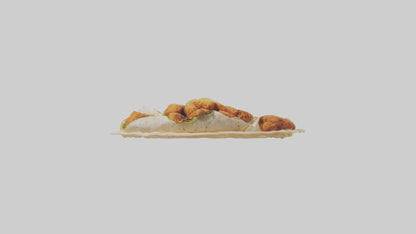 Fried chicken wrap model 3D model