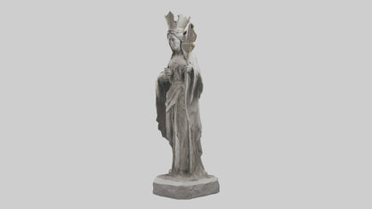 Frigg statue model 3D model
