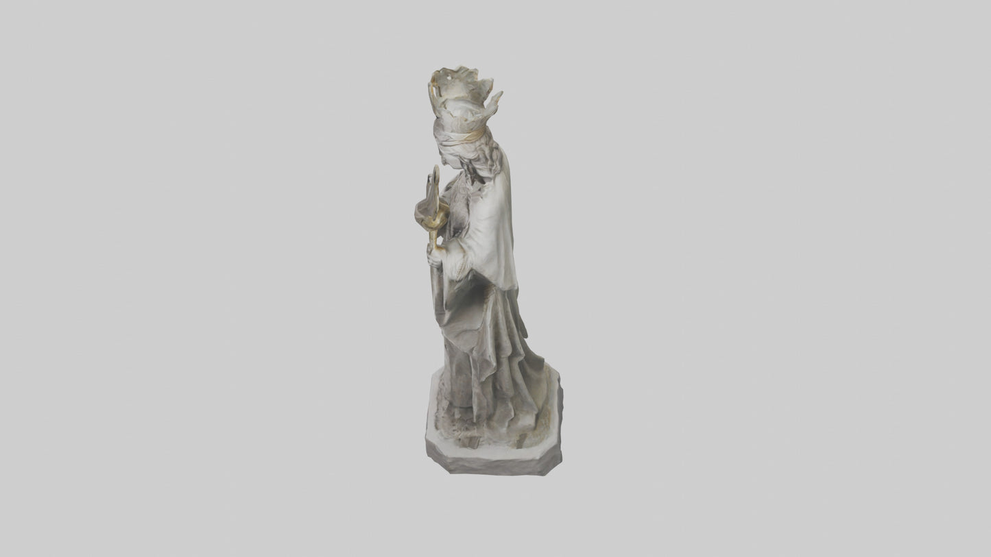 Frigg statue model 3D model