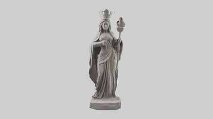 Frigg statue model 3D model