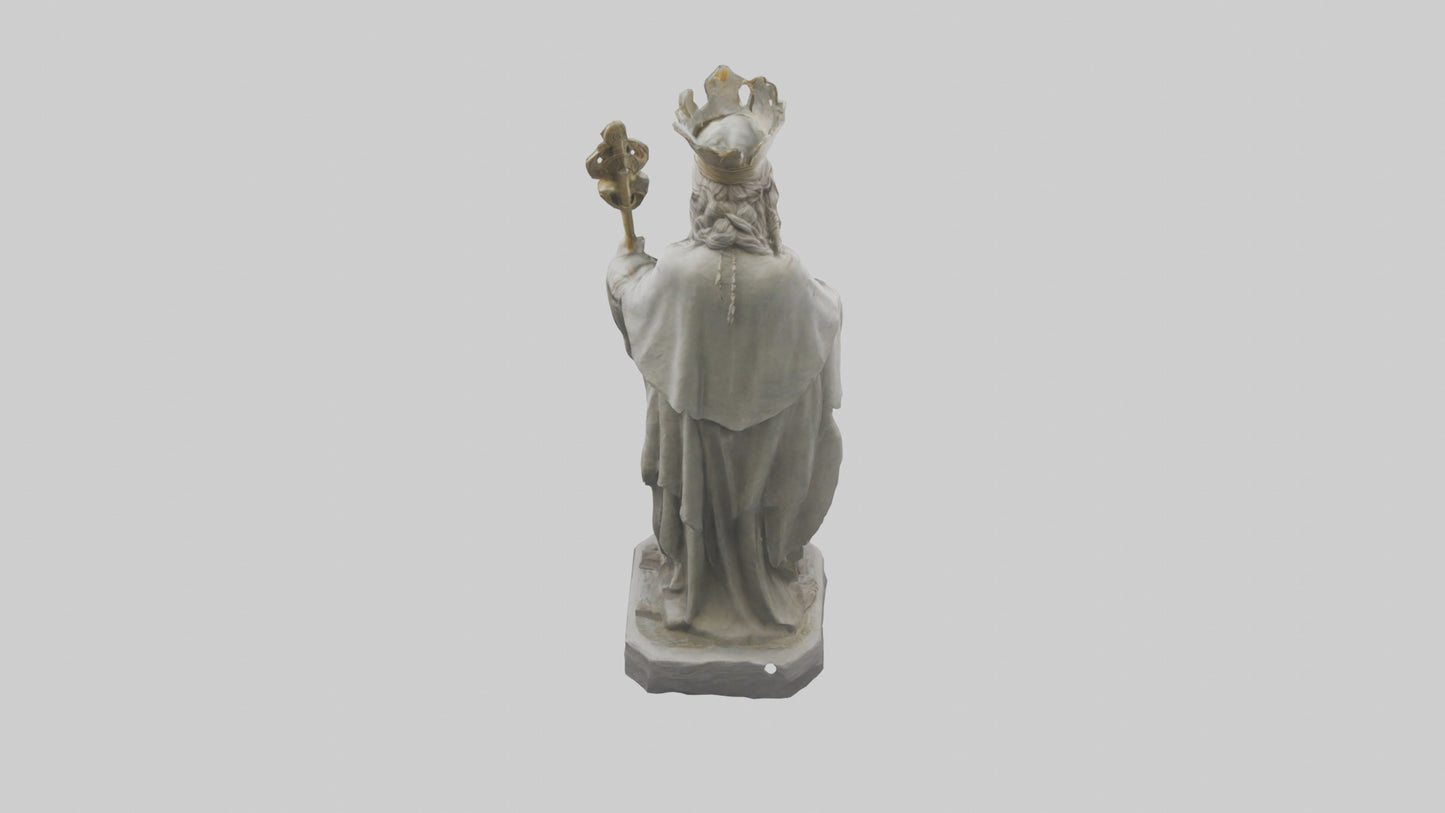 Frigg statue model 3D model