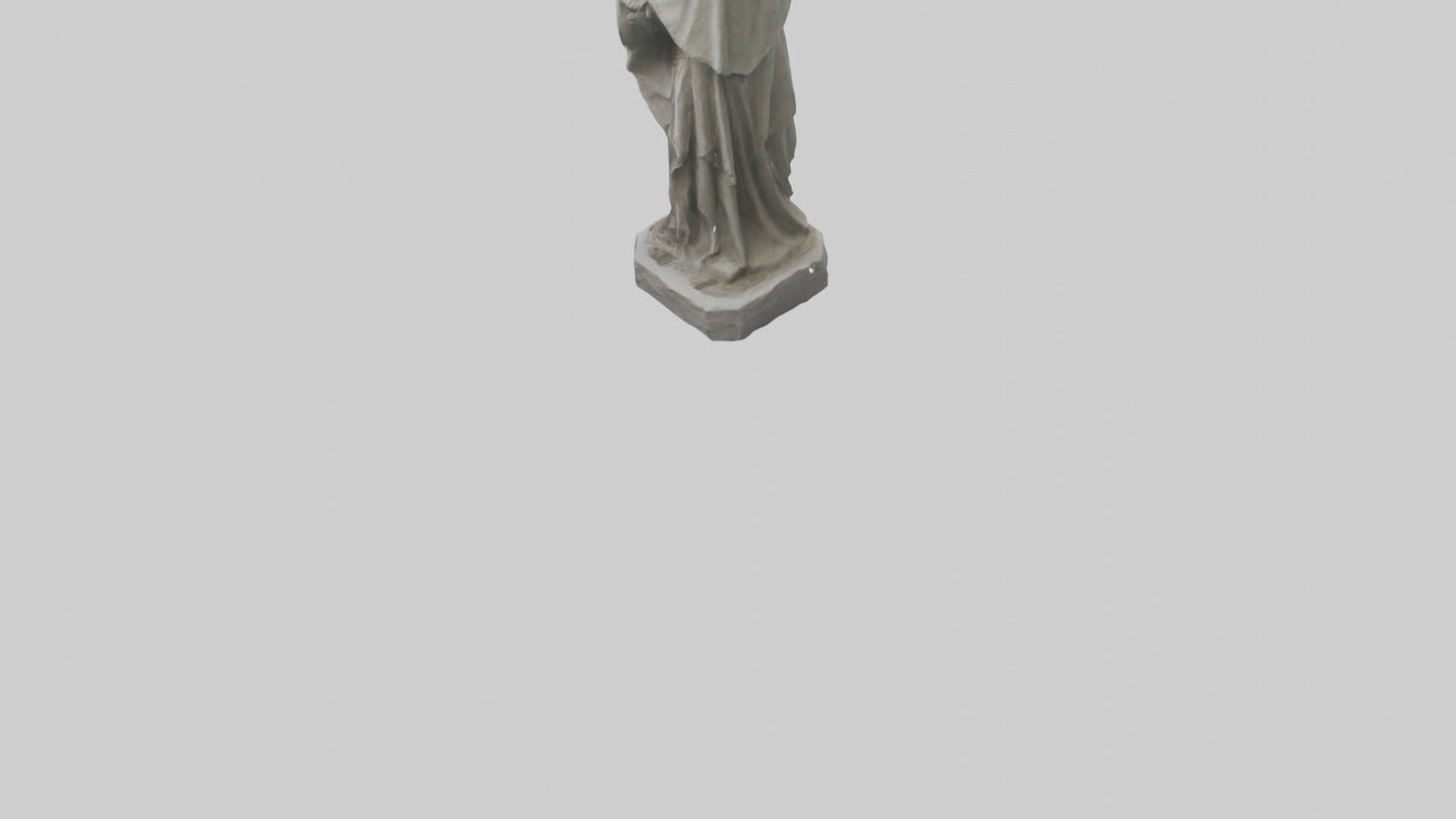 Frigg statue model 3D model