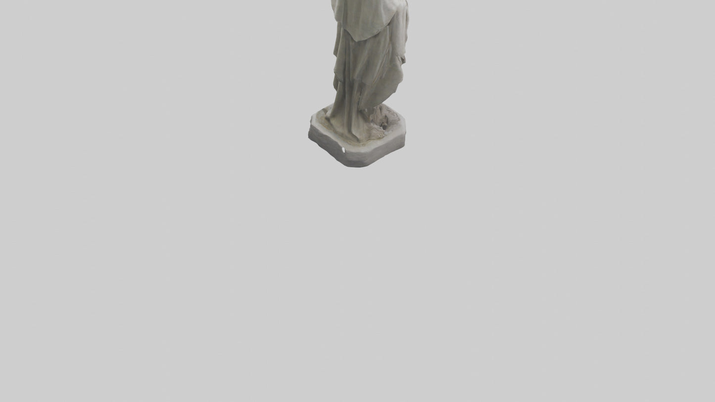 Frigg statue model 3D model