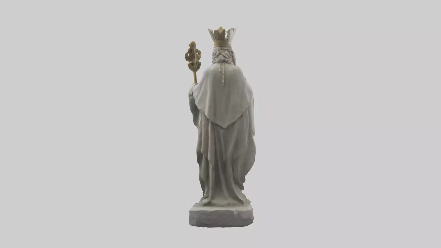 Frigg statue model 3D model
