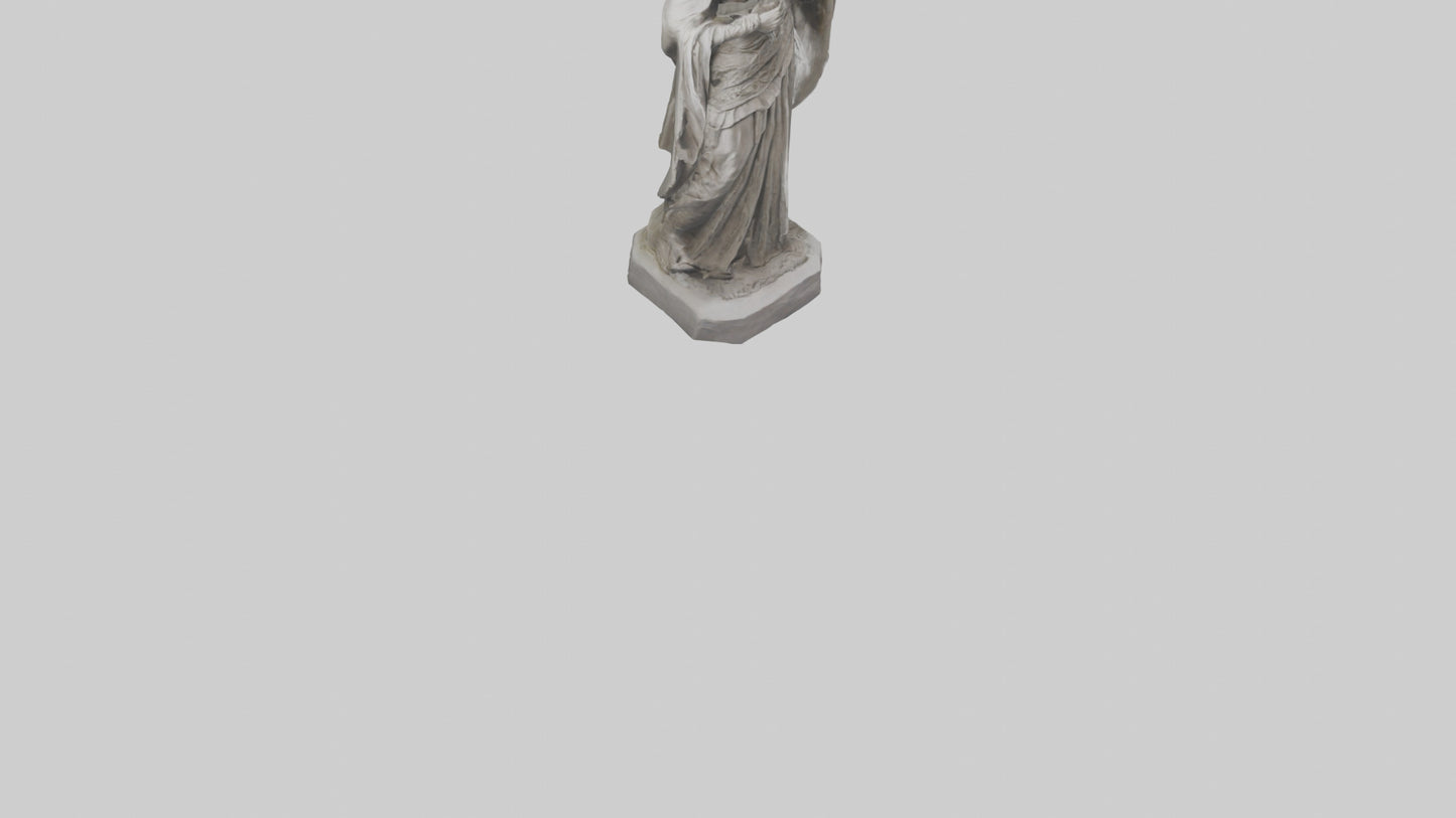 Frigg statue model 3D model