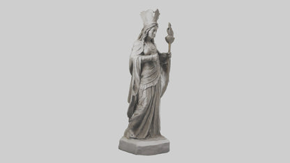 Frigg statue model 3D model