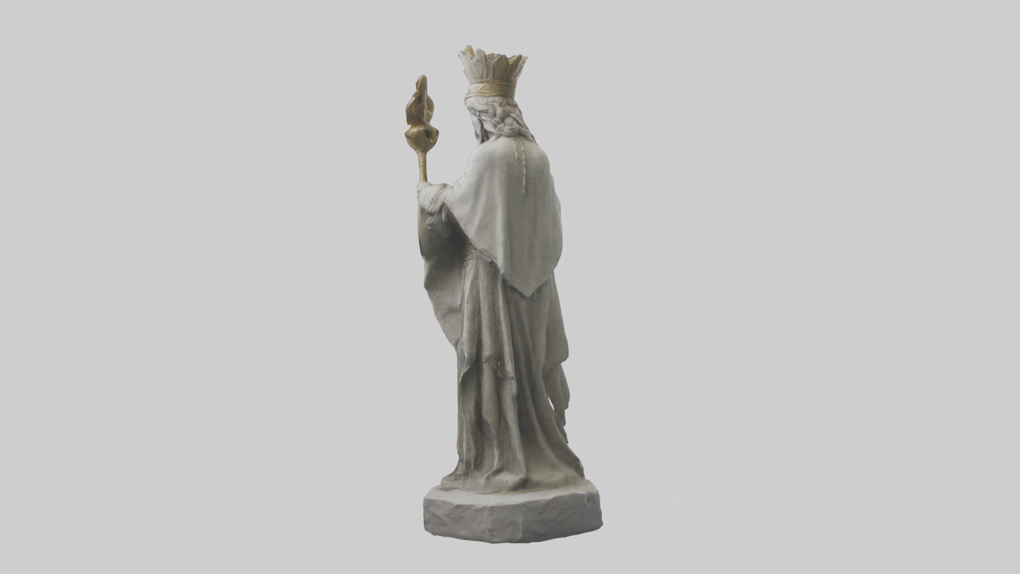 Frigg statue model 3D model