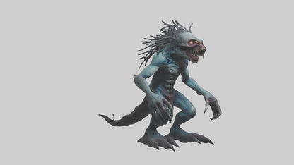 Frightening monster model 3D model