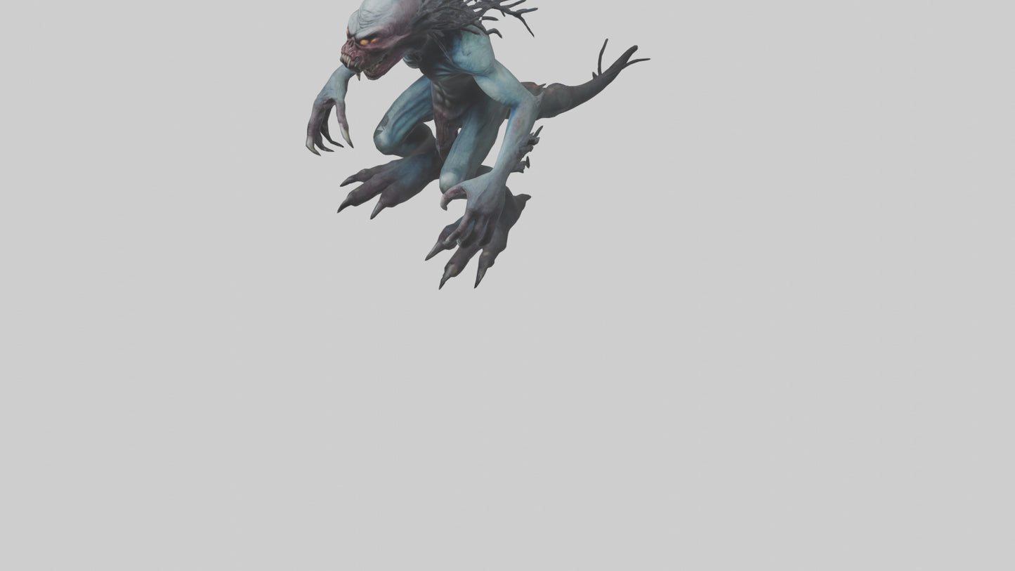 Frightening monster model 3D model