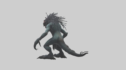 Frightening monster model 3D model