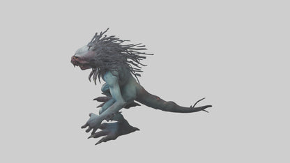 Frightening monster model 3D model