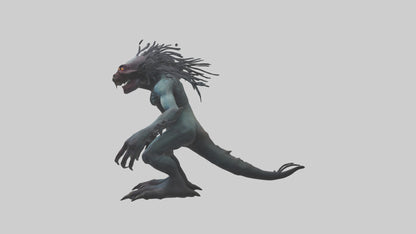 Frightening monster model 3D model