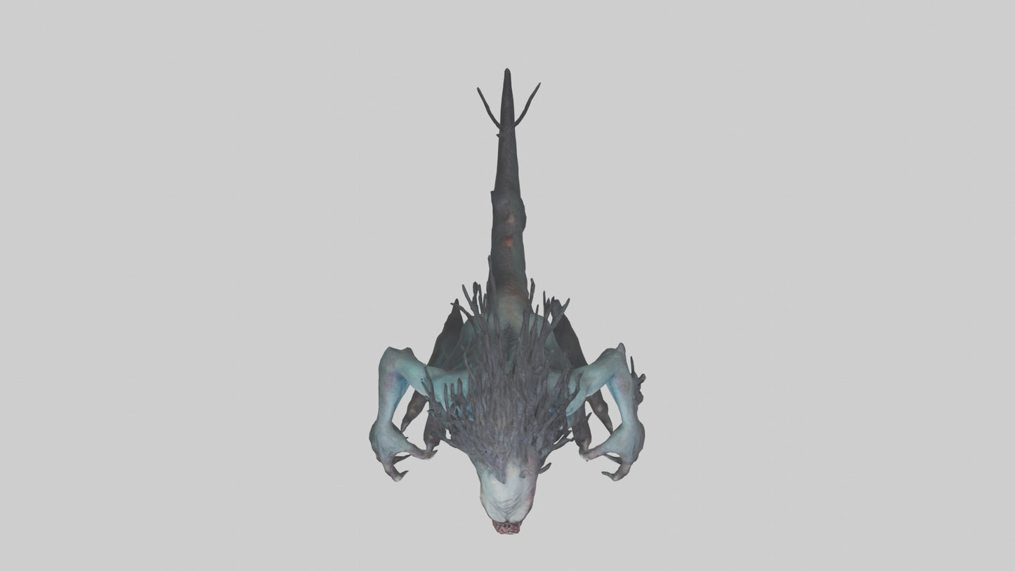 Frightening monster model 3D model
