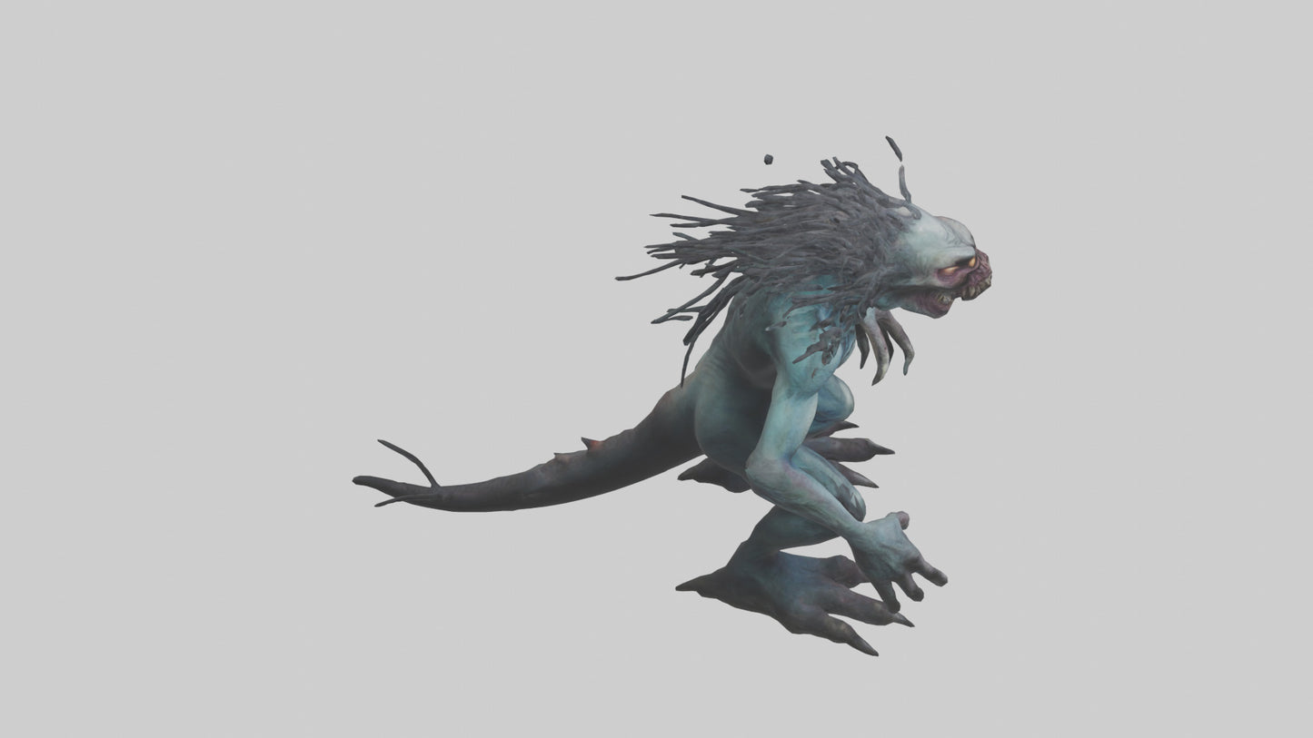 Frightening monster model 3D model
