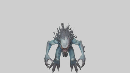 Frightening monster model 3D model