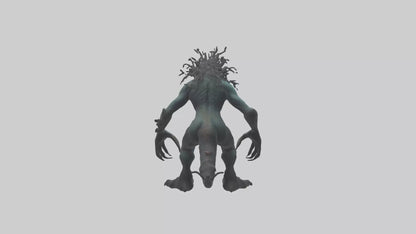 Frightening monster model 3D model