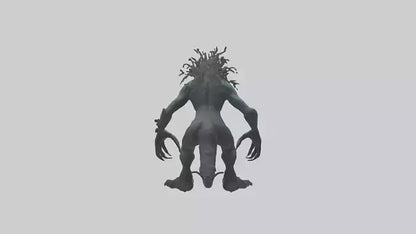 Frightening monster model 3D model