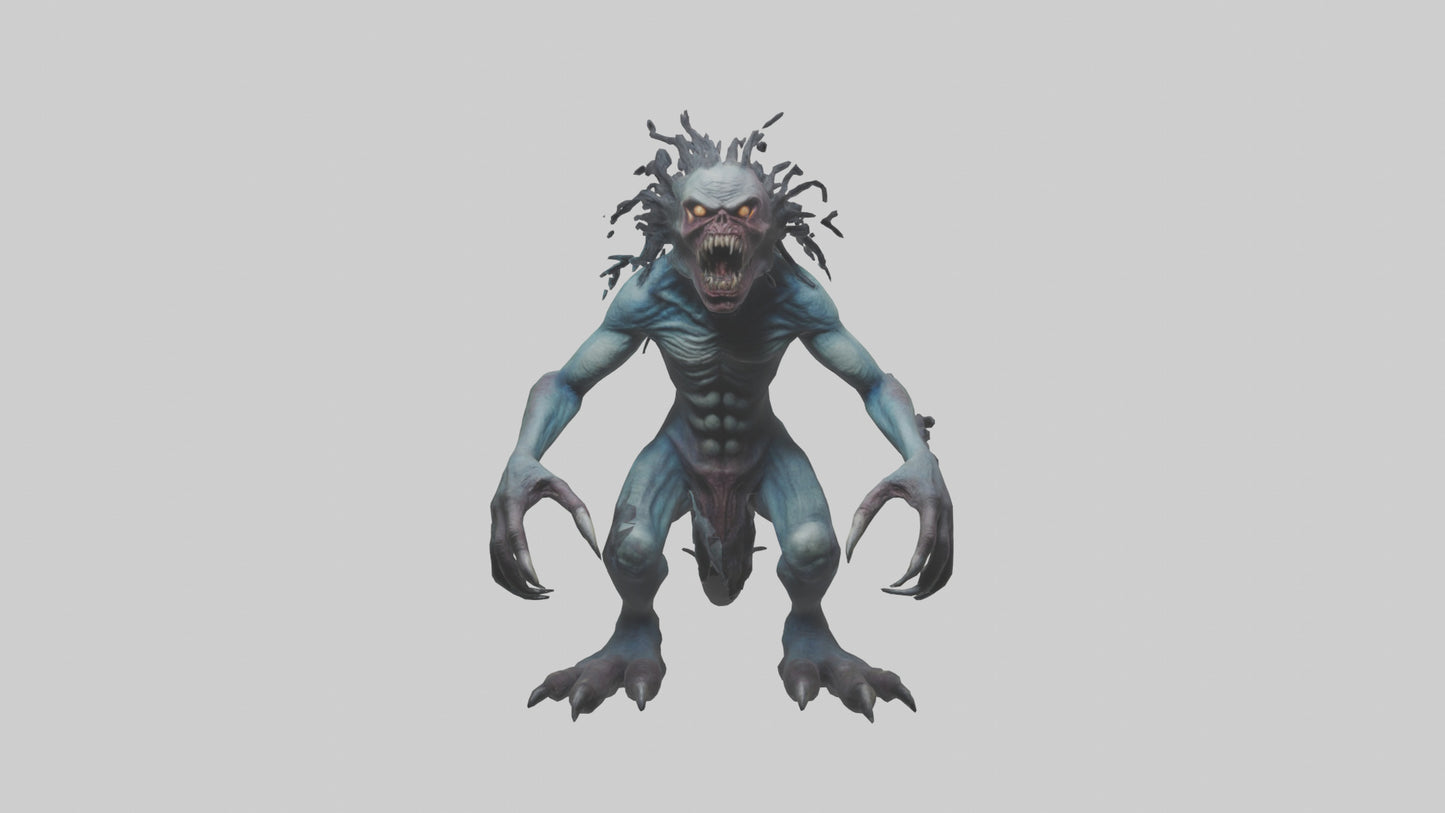 Frightening monster model 3D model