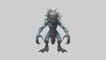 Frightening monster model 3D model