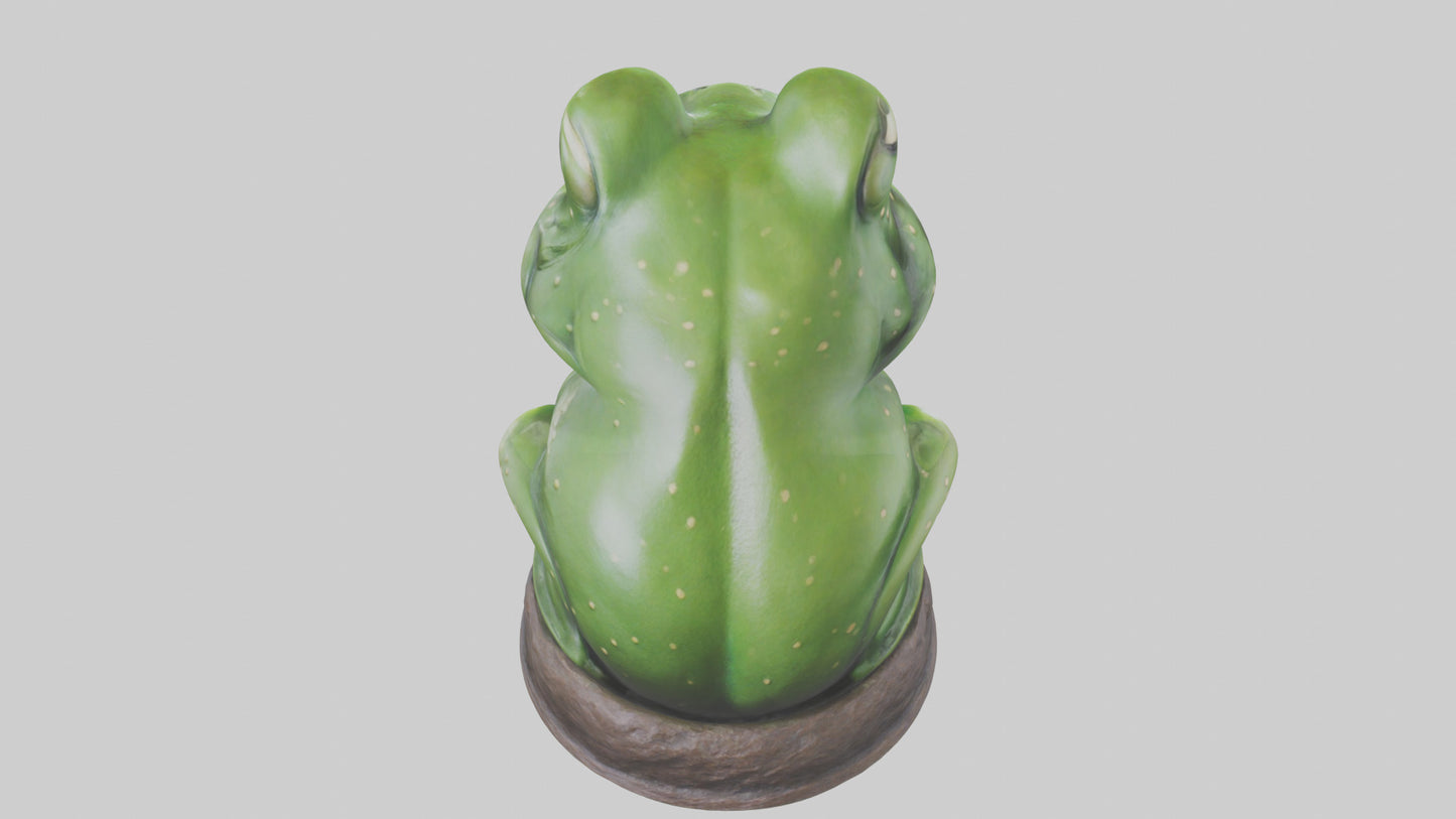 Frog statue model 3D model