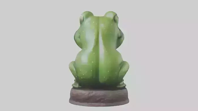 Frog statue model 3D model