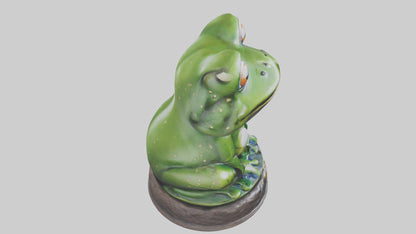 Frog statue model 3D model