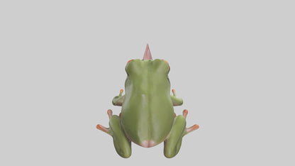 Frog Tongue Model VR / AR / low-poly