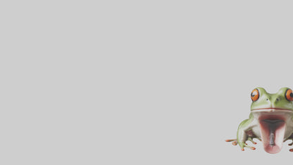 Frog Tongue Model VR / AR / low-poly