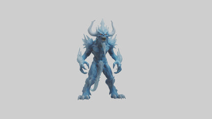 Frost Demon model VR / AR / low-poly