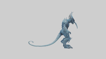 Frost Demon model VR / AR / low-poly