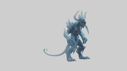 Frost Demon model VR / AR / low-poly