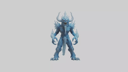 Frost Demon model VR / AR / low-poly