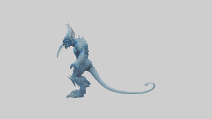 Frost Demon model VR / AR / low-poly