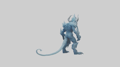 Frost Demon model VR / AR / low-poly