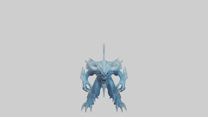 Frost Demon model VR / AR / low-poly