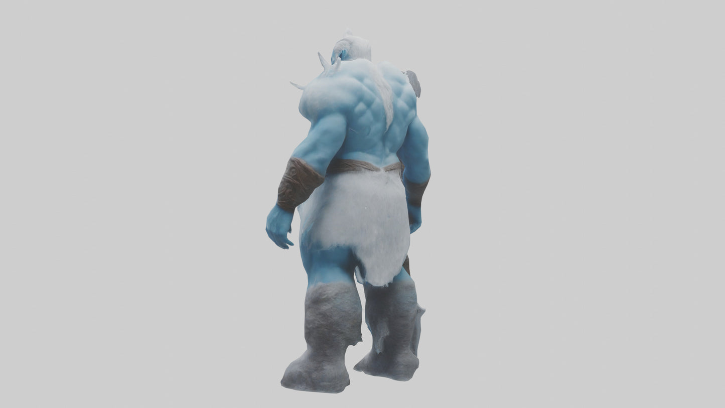 3D model Frost Giant model VR / AR / low-poly