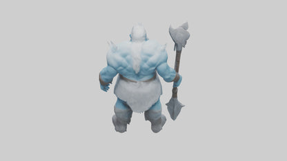 3D model Frost Giant model VR / AR / low-poly