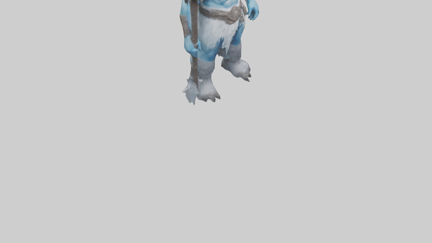 3D model Frost Giant model VR / AR / low-poly