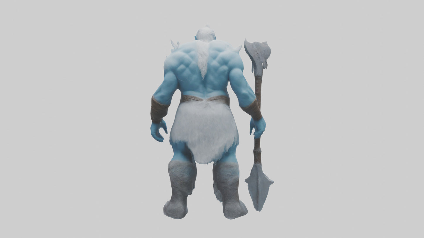 3D model Frost Giant model VR / AR / low-poly