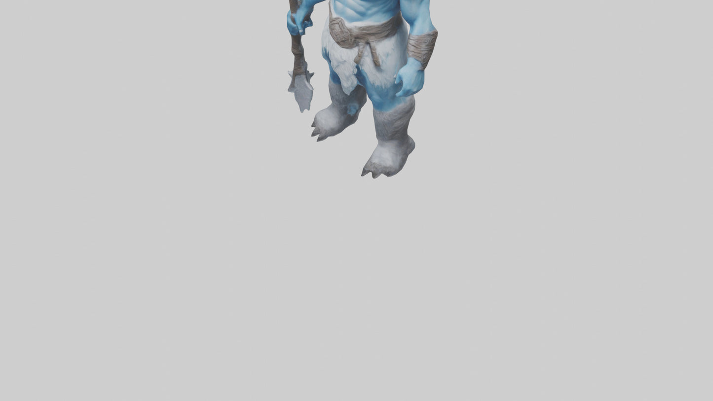 3D model Frost Giant model VR / AR / low-poly