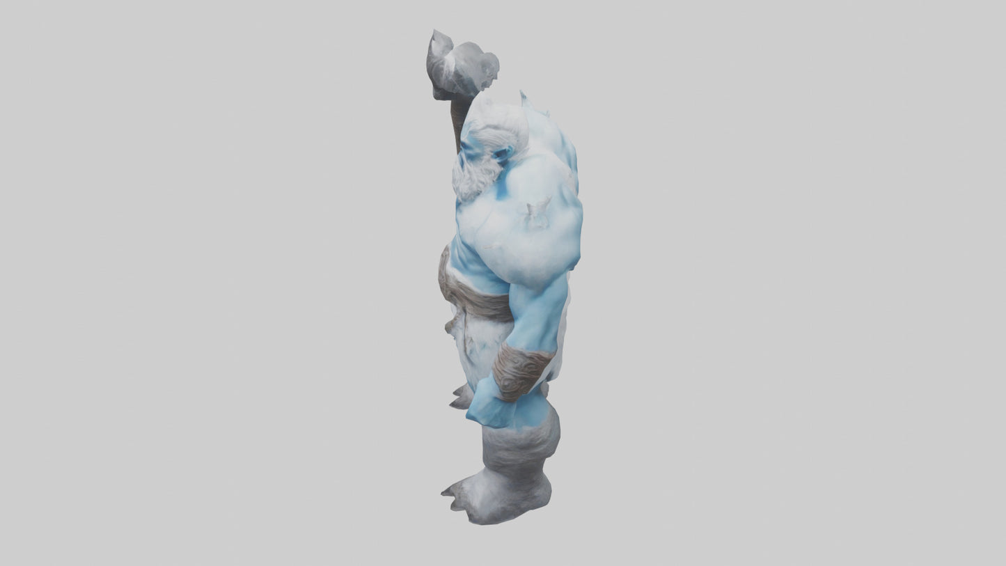 3D model Frost Giant model VR / AR / low-poly