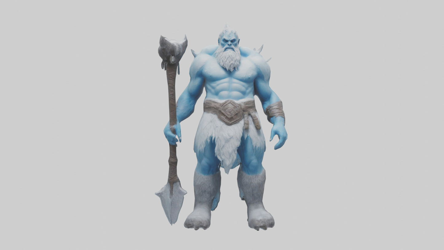 3D model Frost Giant model VR / AR / low-poly