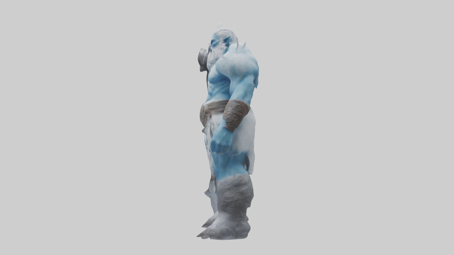 3D model Frost Giant model VR / AR / low-poly