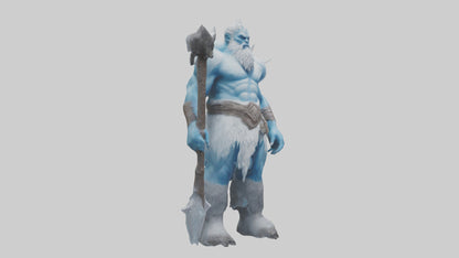 3D model Frost Giant model VR / AR / low-poly