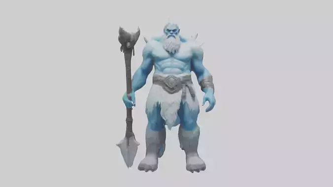 3D model Frost Giant model VR / AR / low-poly