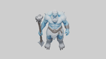 3D model Frost Giant model VR / AR / low-poly